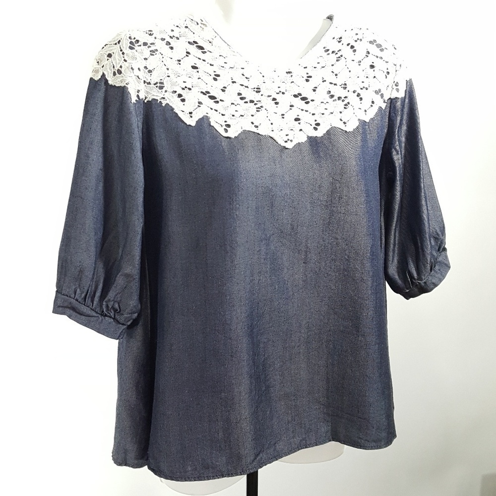 UGLY SISTER DENIM TOP